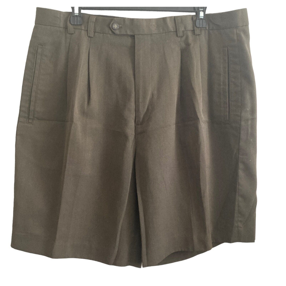 Cutter & Buck Bermuda Shorts Mens 38 Olive Green Brown